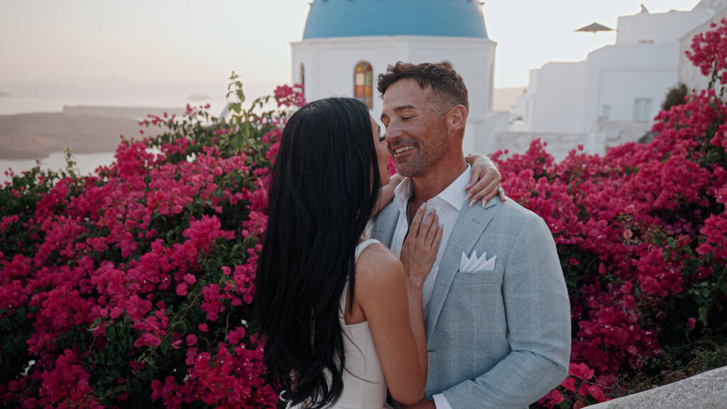Santorini Proposal Videographer in Imerovigli | Zachary & Hannah