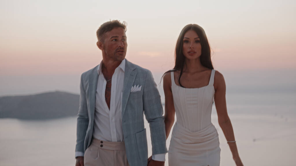 Santorini Proposal Videographer in Imerovigli | Zachary & Hannah